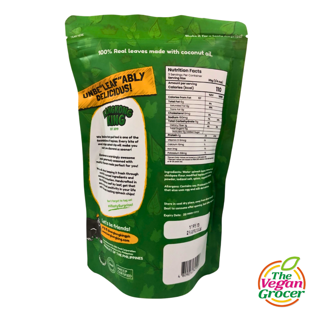 Kangkong King Chips KKK original 60g (gluten-free)