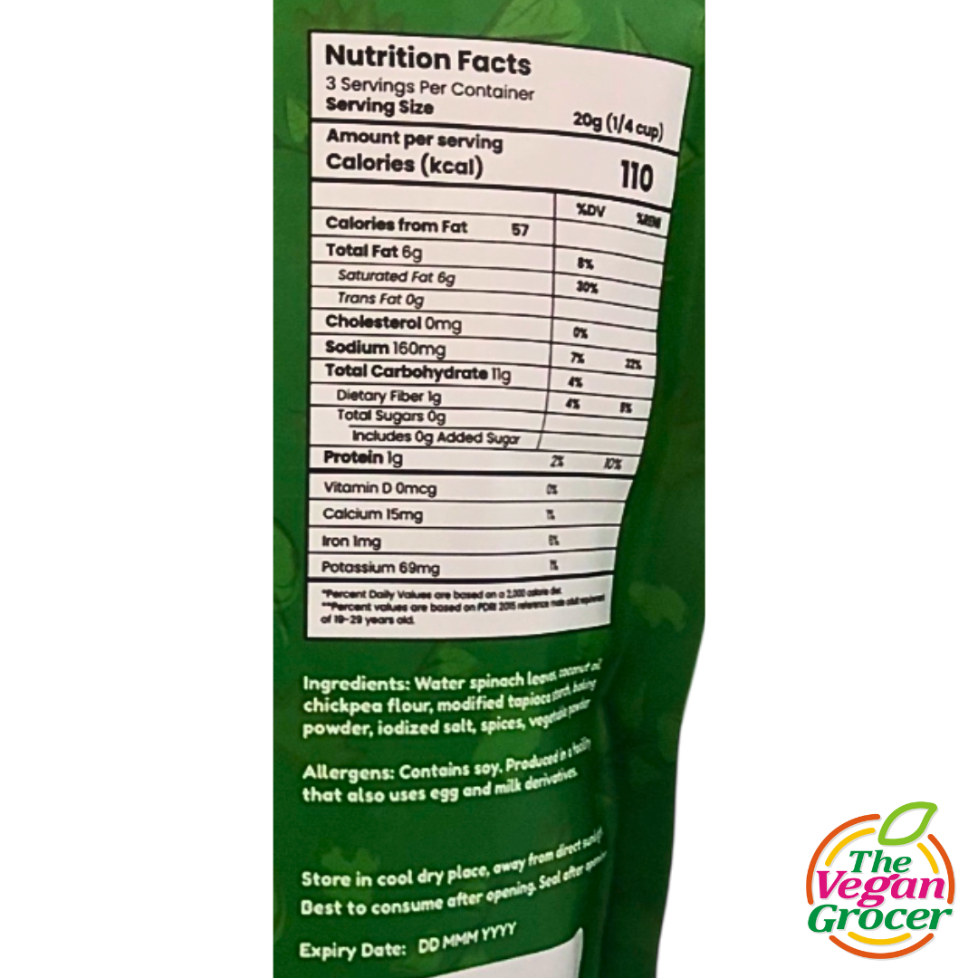 Kangkong King Chips KKK original 60g (gluten-free)