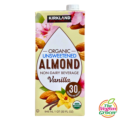 Kirkland Organic Almond Milk Vanilla Unsweetened 946mL