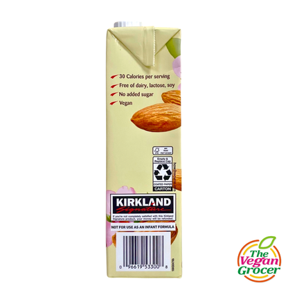 Kirkland Organic Almond Milk Vanilla Unsweetened 946mL
