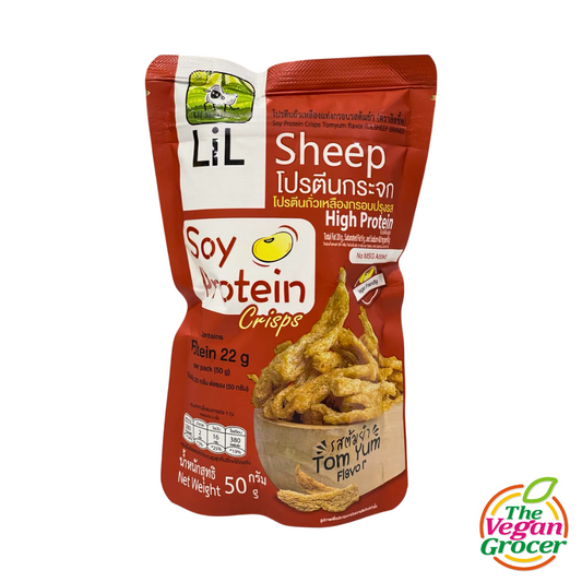 Lil Sheep Soy Protein Crisps 50g - Tom Yum Flavor