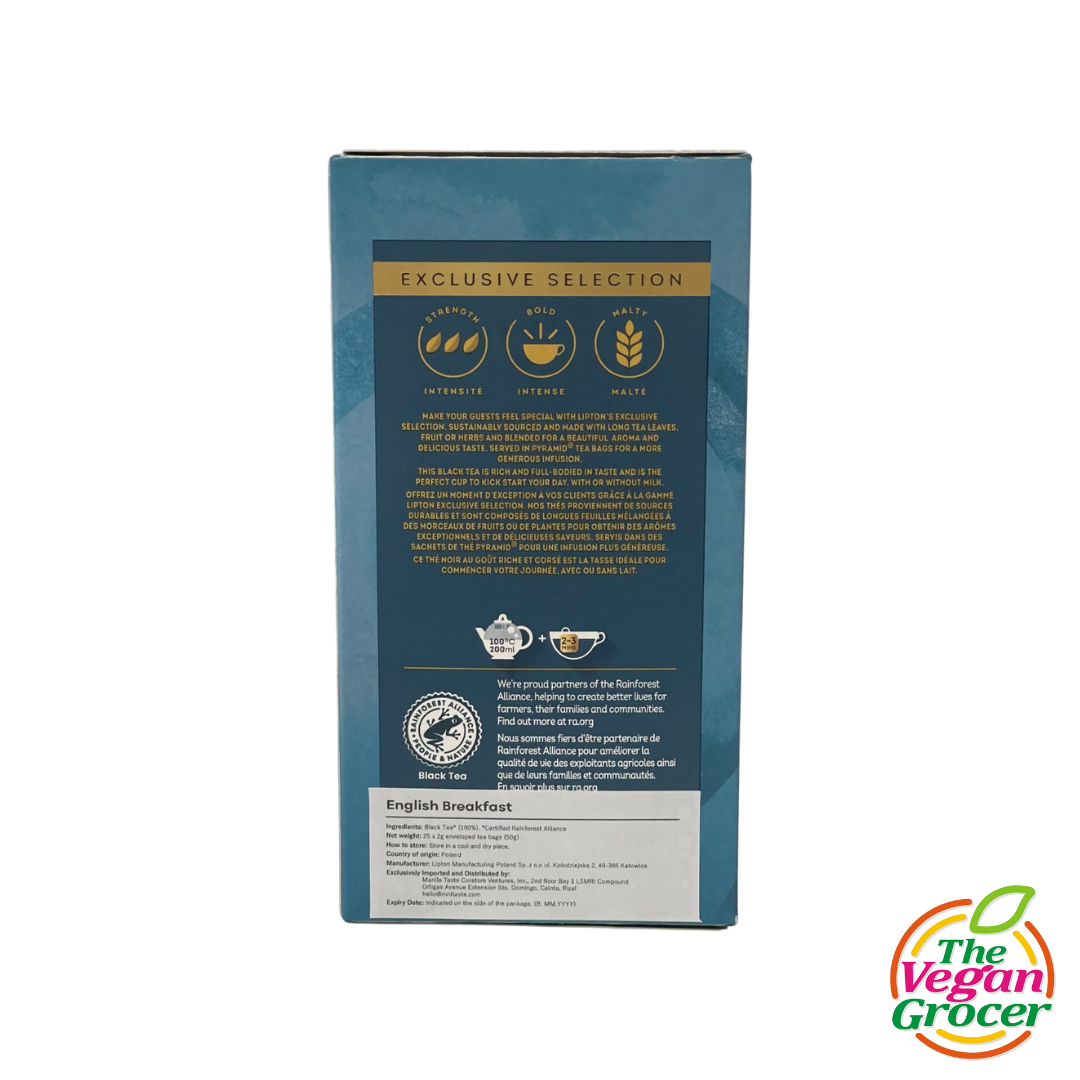 Lipton Exclusive Selections - English Breakfast (2g x 25 Tea Bags)