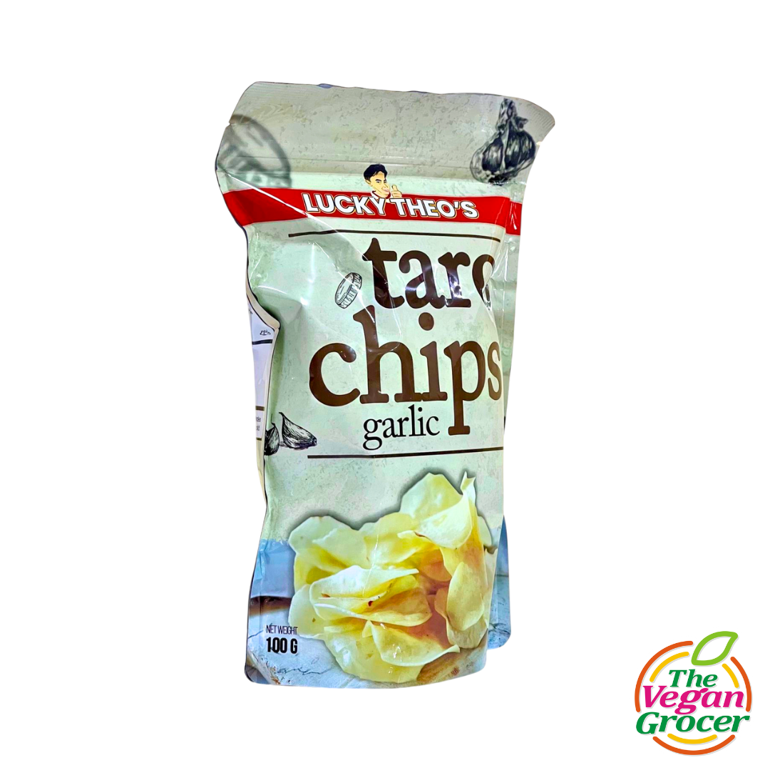 Lucky Theo's Taro Chips Garlic 100g (Halal)