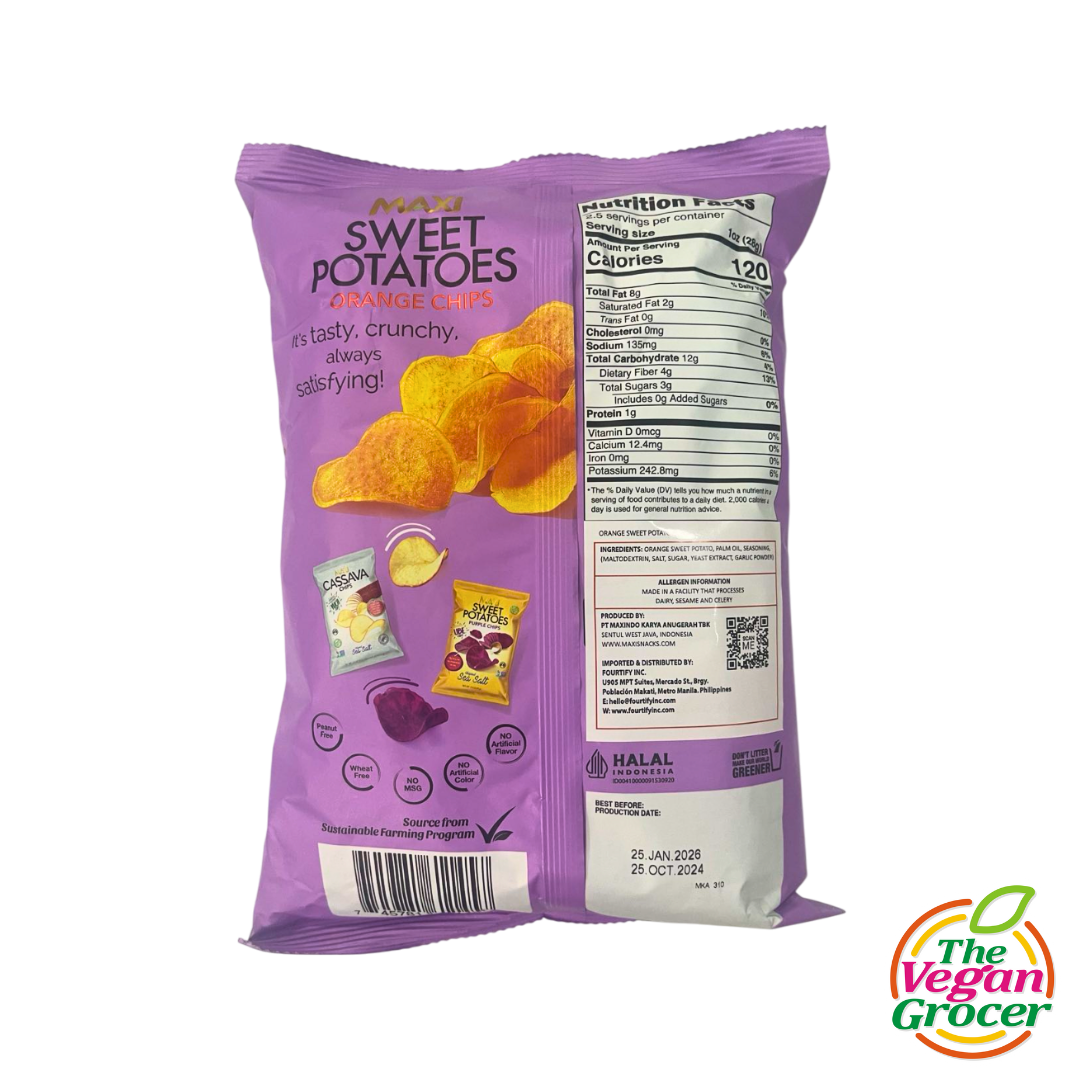 Maxi Sweet Potatoes Orange 71g (gluten-free, Halal)