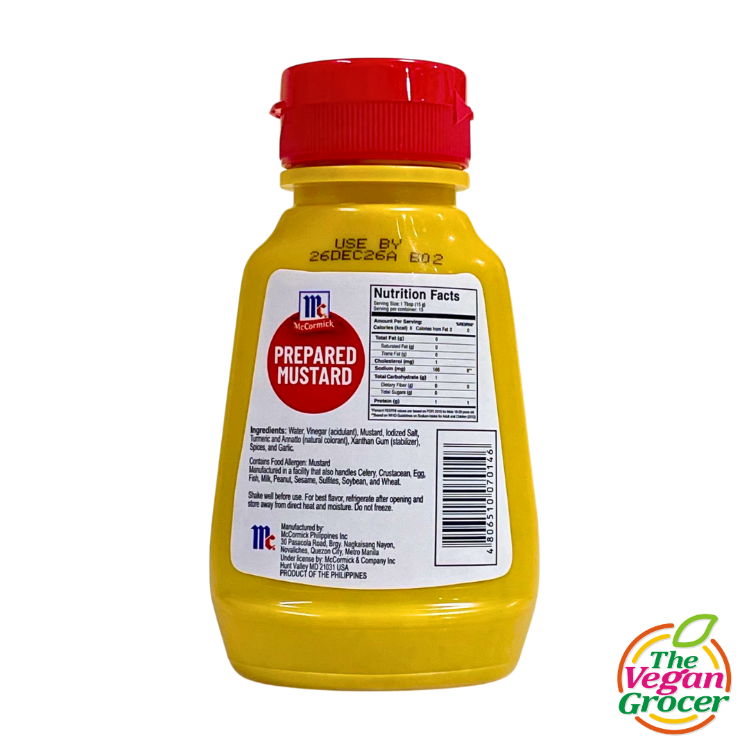 McCormick Prepared Mustard 200g
