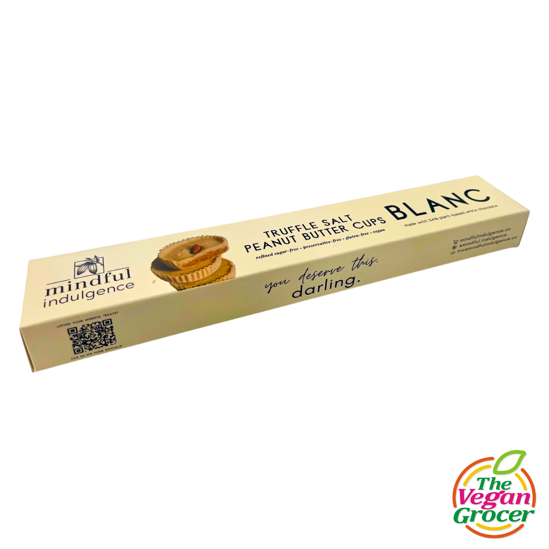 Mindful Indulgence Blanc White Chocolate Peanut Butter Cups 6pcs
