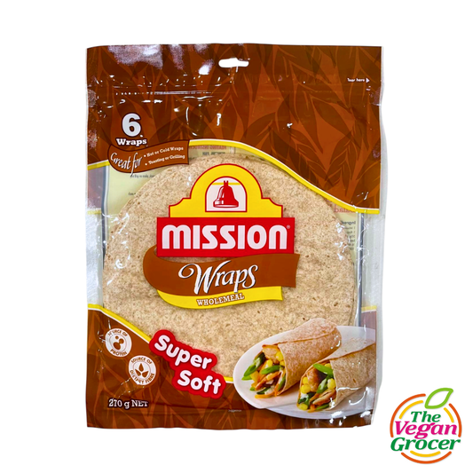Mission Wholemeal Wraps 270g 6s (halal-friendly)