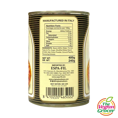 Molinera Baked Beans in Tomato Sauce 400g