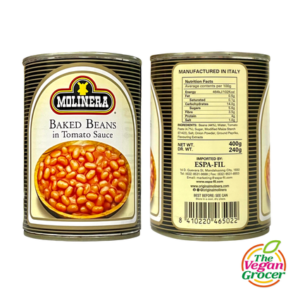 Molinera Baked Beans in Tomato Sauce 400g