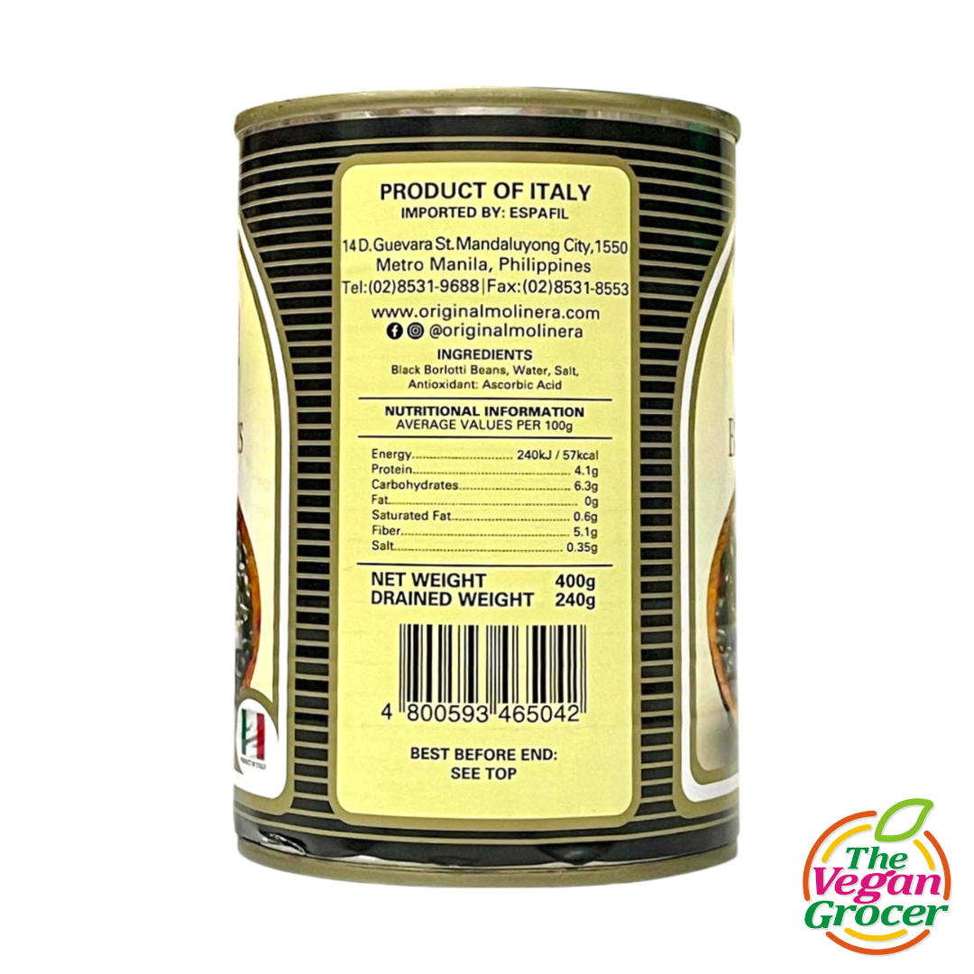 Molinera Natural Black Beans 400g