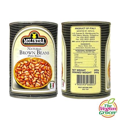 Molinera Natural Brown Beans (Pinto Beans) 400g