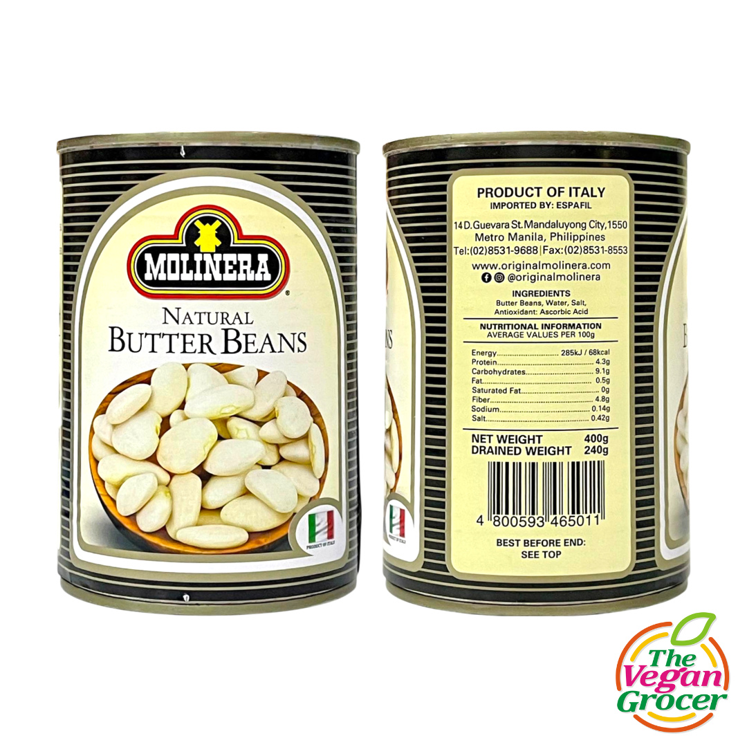 Molinera Natural Butter Beans 400g