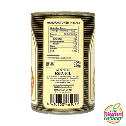 Molinera Natural Chick Peas 400g