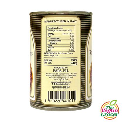 Molinera Natural Red Kidney Beans 400g