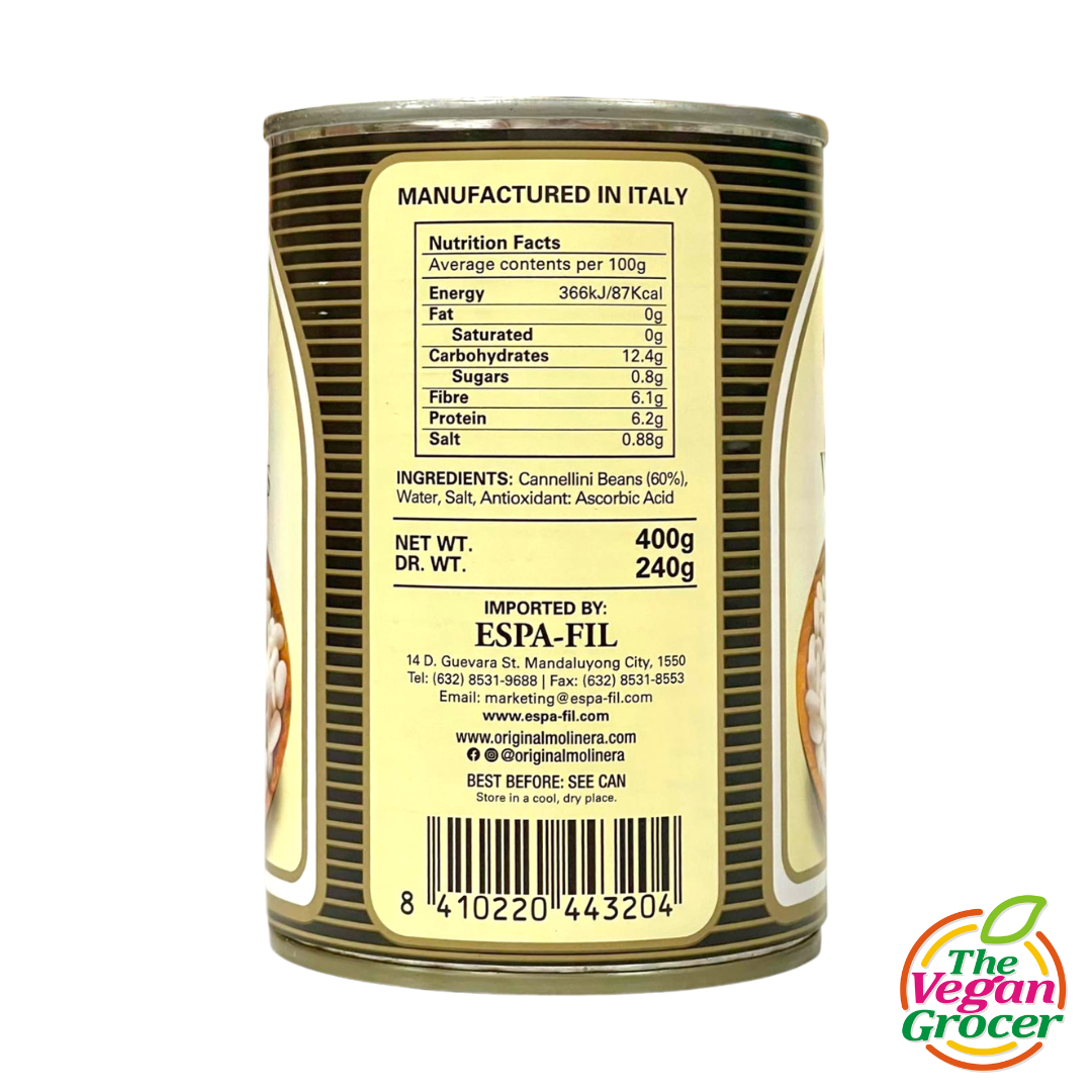 Molinera Natural White Beans 400g