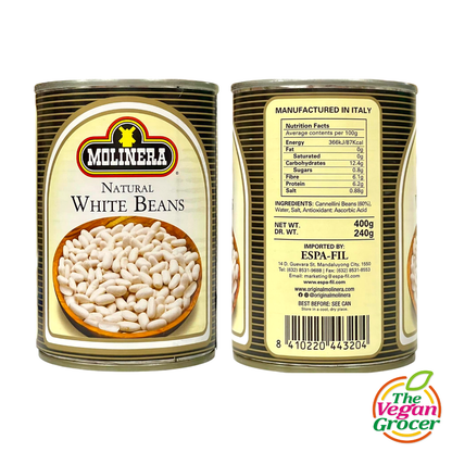 Molinera Natural White Beans 400g