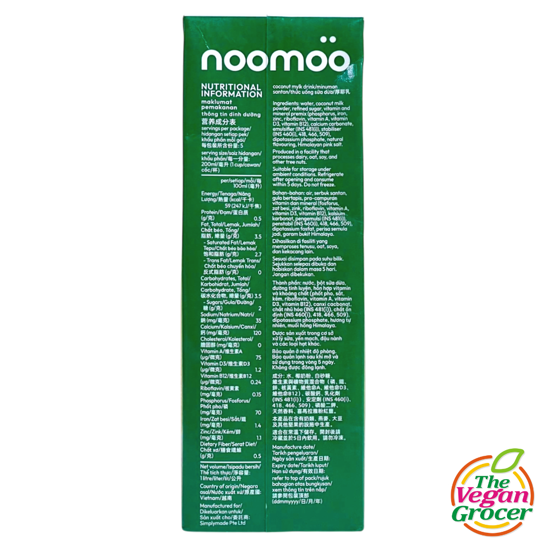 NooMoo Coconut Mylk Barista 1L (Halal)