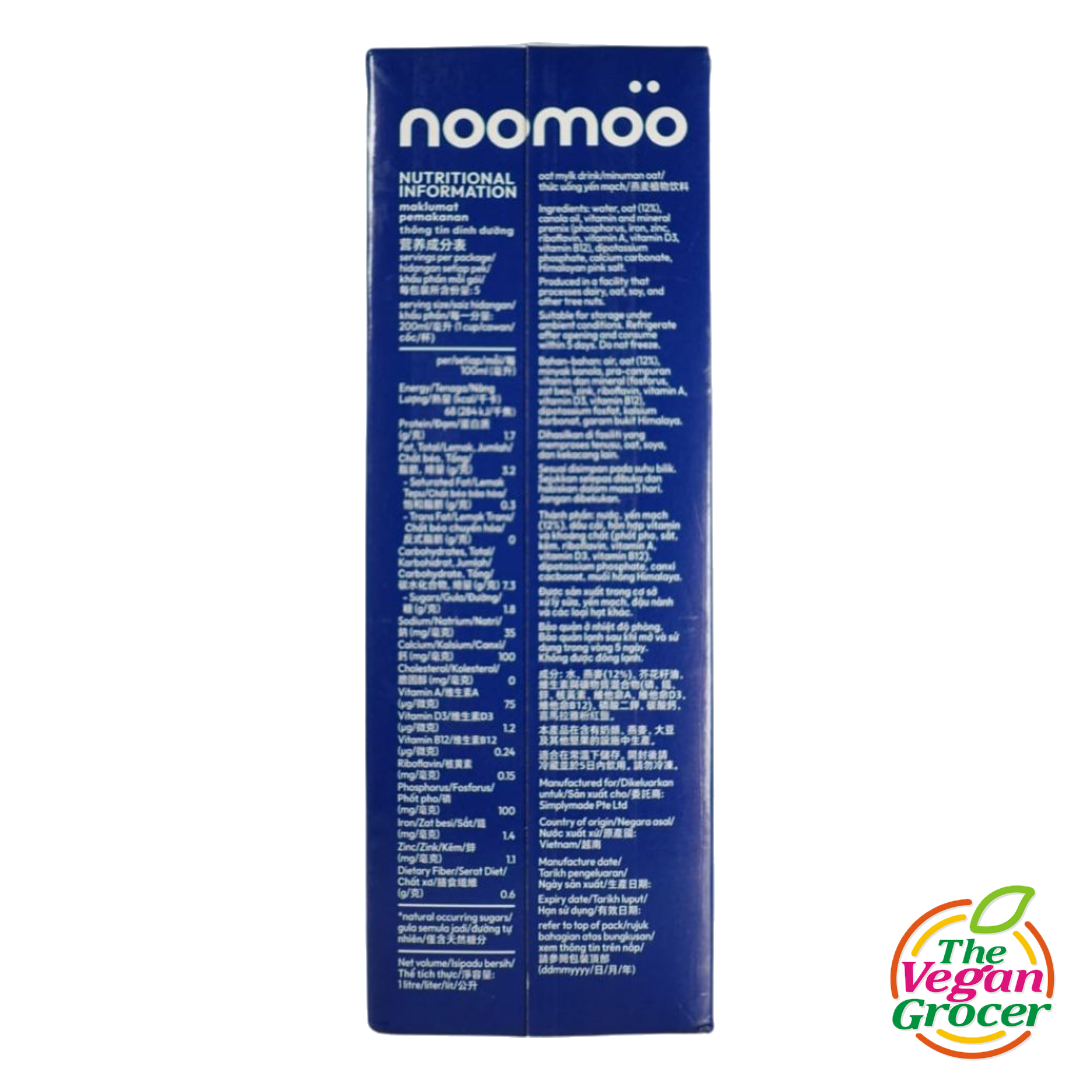 NooMoo Oat Mylk Barista 1L