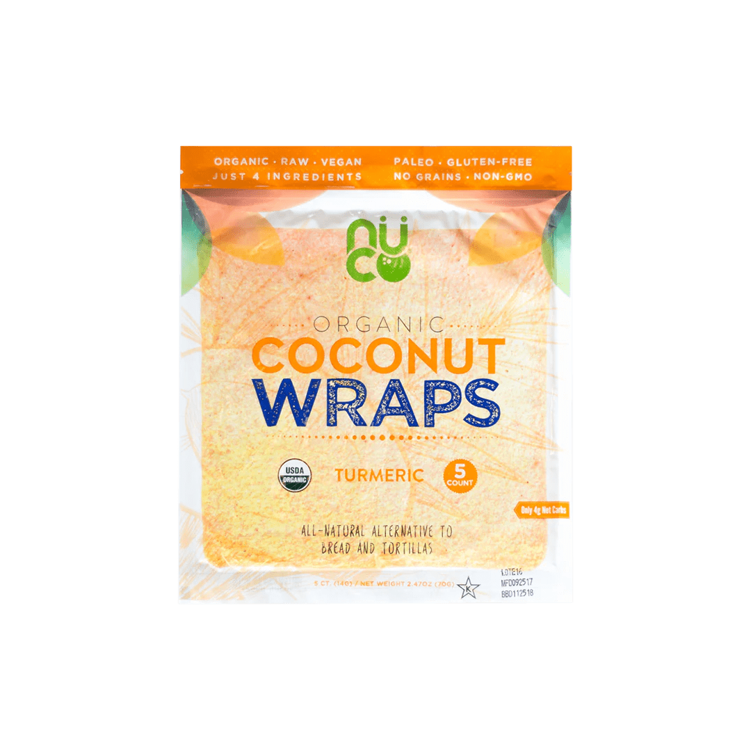 Nuco Coconut Wraps 70g (gluten-free, organic)