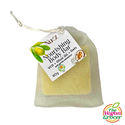 Nuez Naturals VCO + Olive Oil + Oats Body Soap 80g