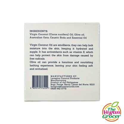 Nuez Naturals VCO + Olive Oil + Oats Body Soap 80g