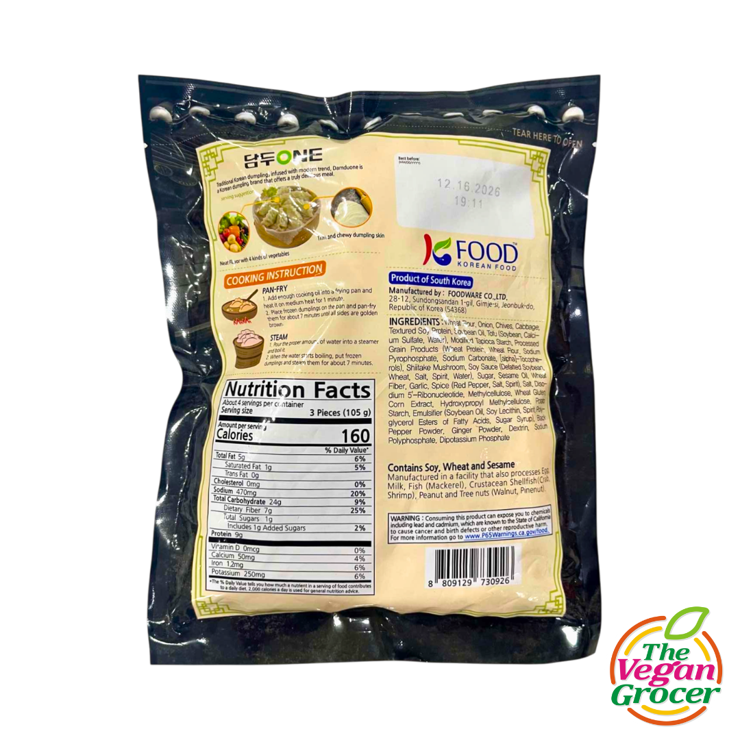 DamduOne Vegan Vegetable Dumplings 420g