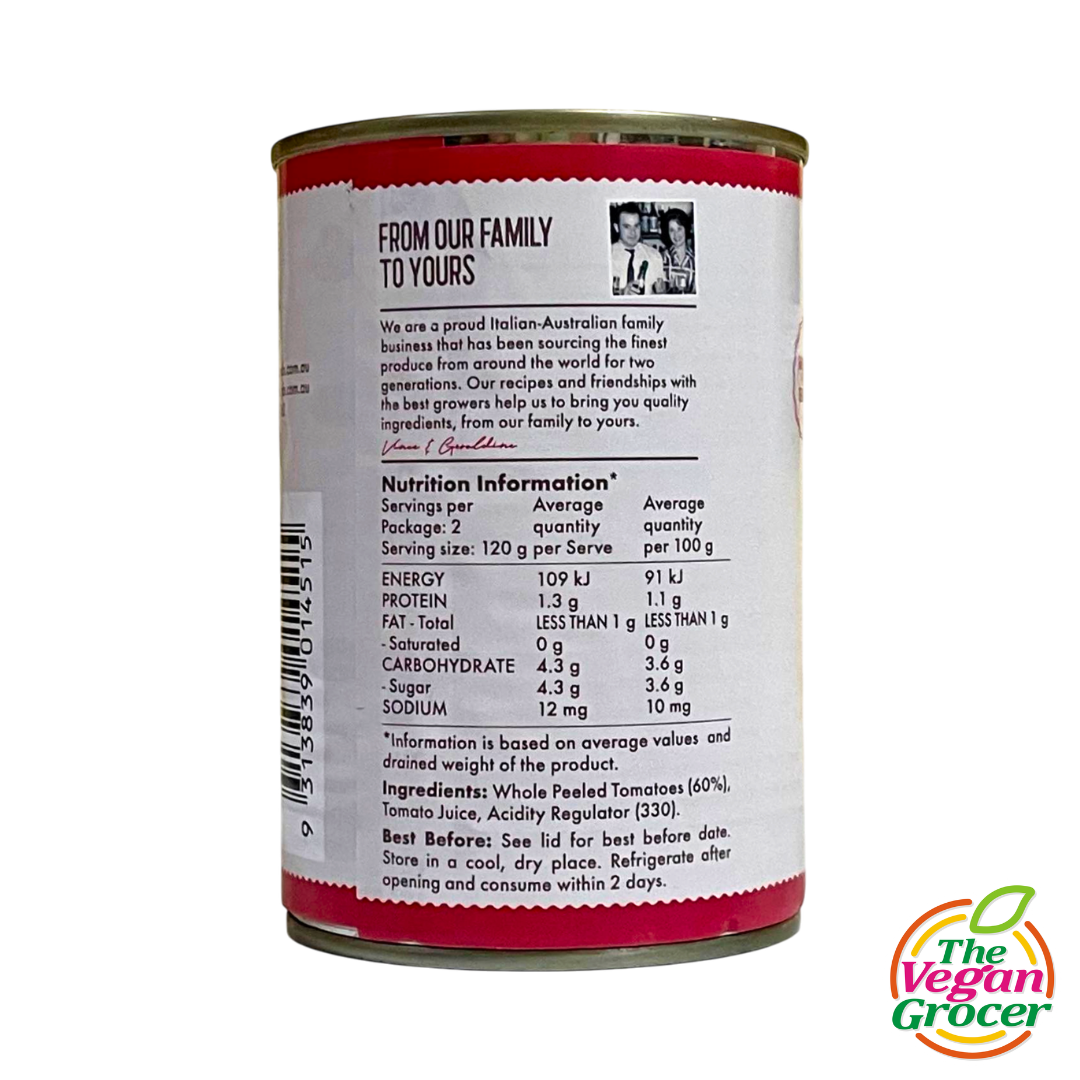 Sandhurst Whole Peeled Tomatoes 400g