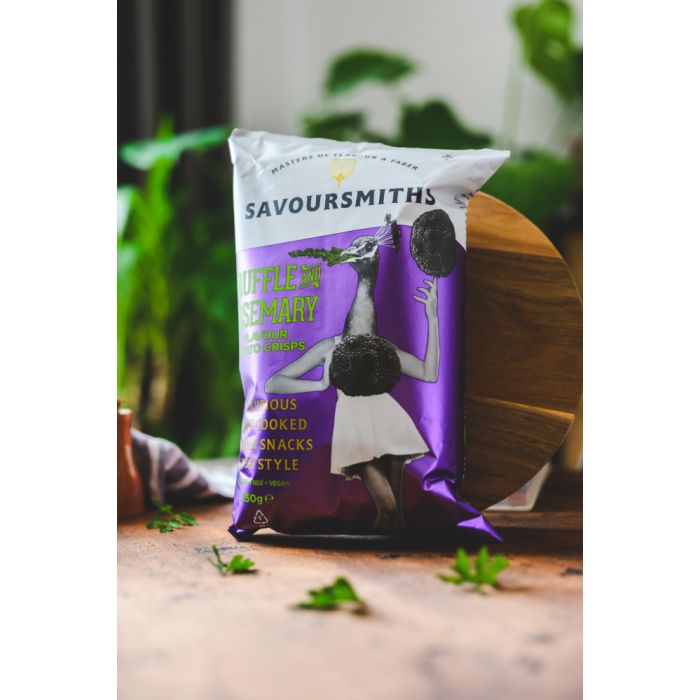 Savoursmiths Truffle and Rosemary Flavour Potato Crisps 150g