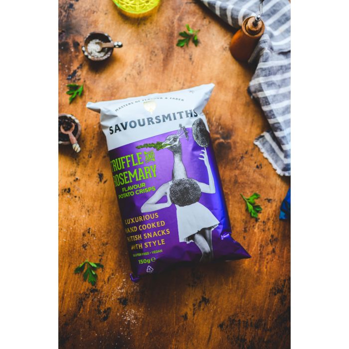 Savoursmiths Truffle and Rosemary Flavour Potato Crisps 150g