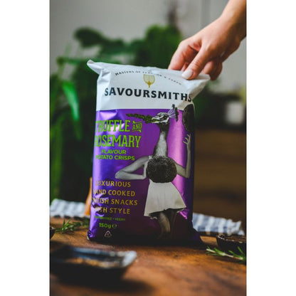 Savoursmiths Truffle and Rosemary Flavour Potato Crisps 150g