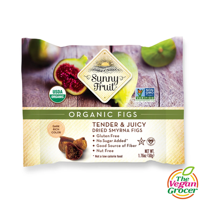 Sunny Fruit Organic Dried Figs 50g (gluten-free, halal)