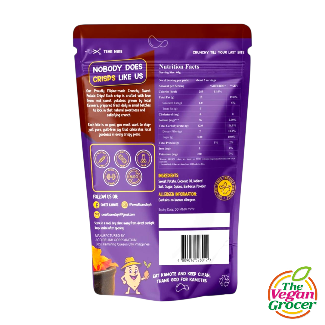 Sweet Kamote Crisp BBQ 70g