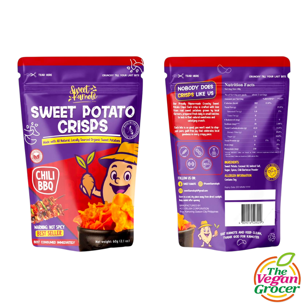 Sweet Kamote Crisp Chili BBQ 70g