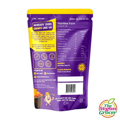Sweet Kamote Crisp Plain 70g (gluten-free)