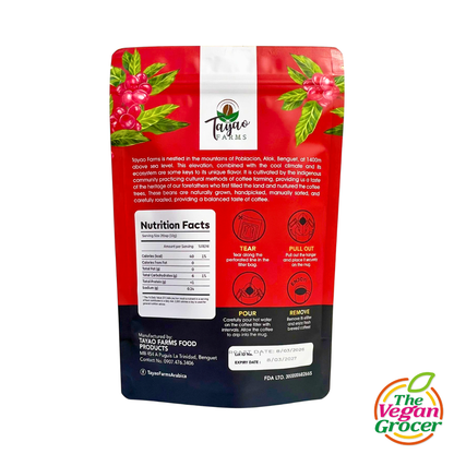 Tayao Farms 100% Premium Arabica Drip Coffee 10s x 10g