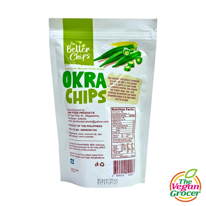 The Better Chips Okra Chips 60g (gluten-free, no added sugar)