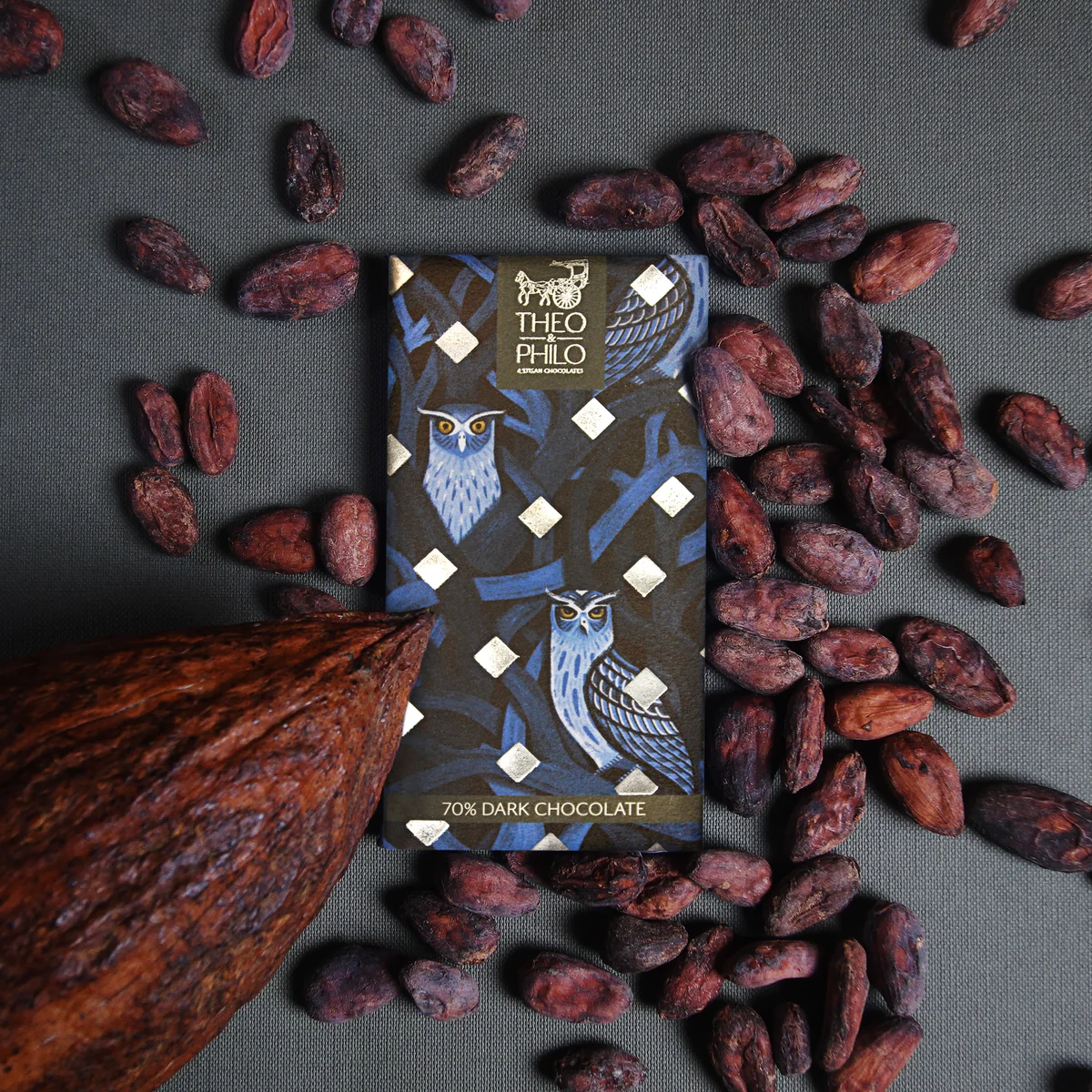 Theo & Philo 70% Dark Chocolate 45g