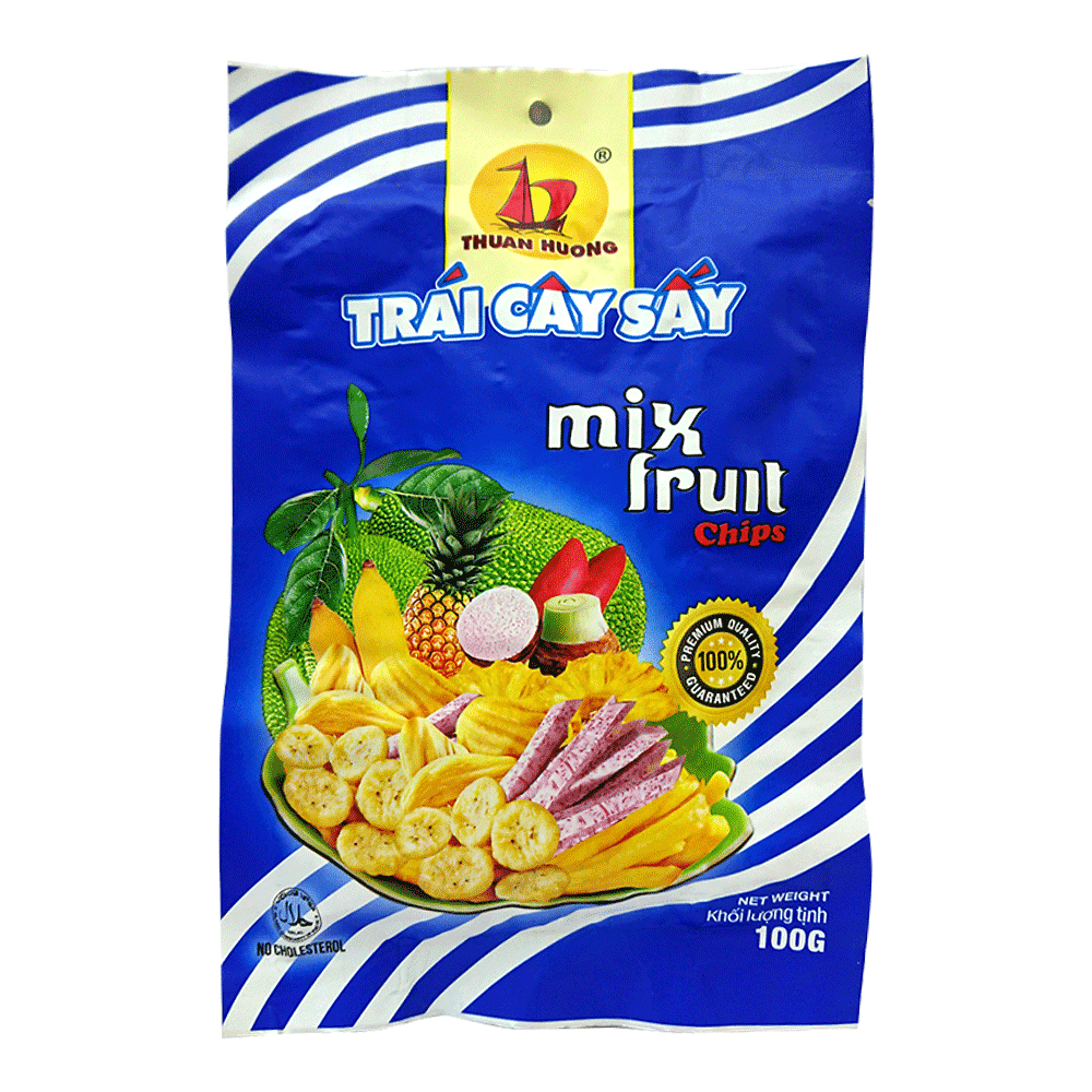 Thuan Hong Trai Cay Say Mixed Fruit Chips 100g