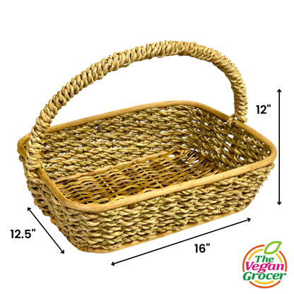 TVG Rectangular Basket w handle (Large)