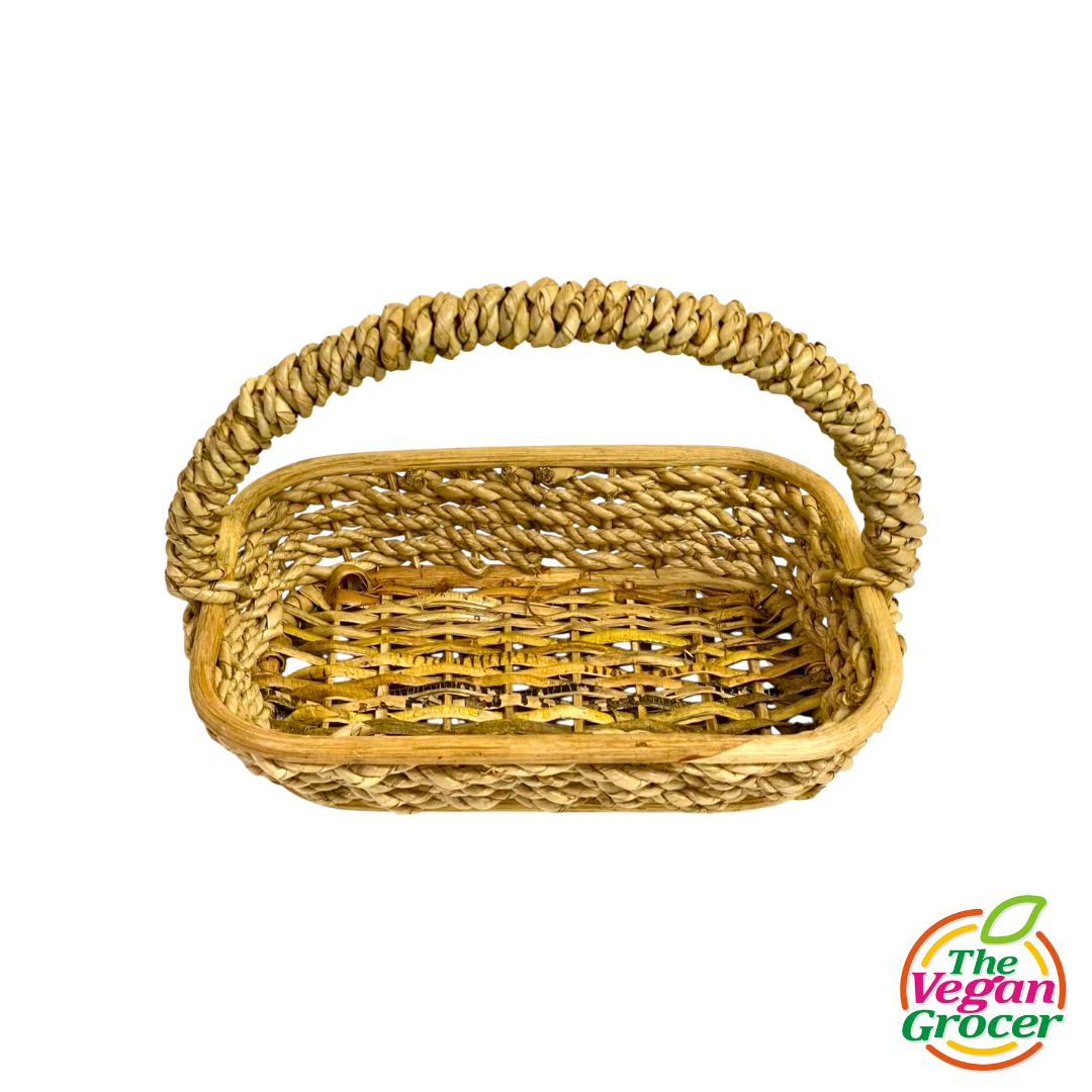 TVG Rectangular Basket w Handle (Small)
