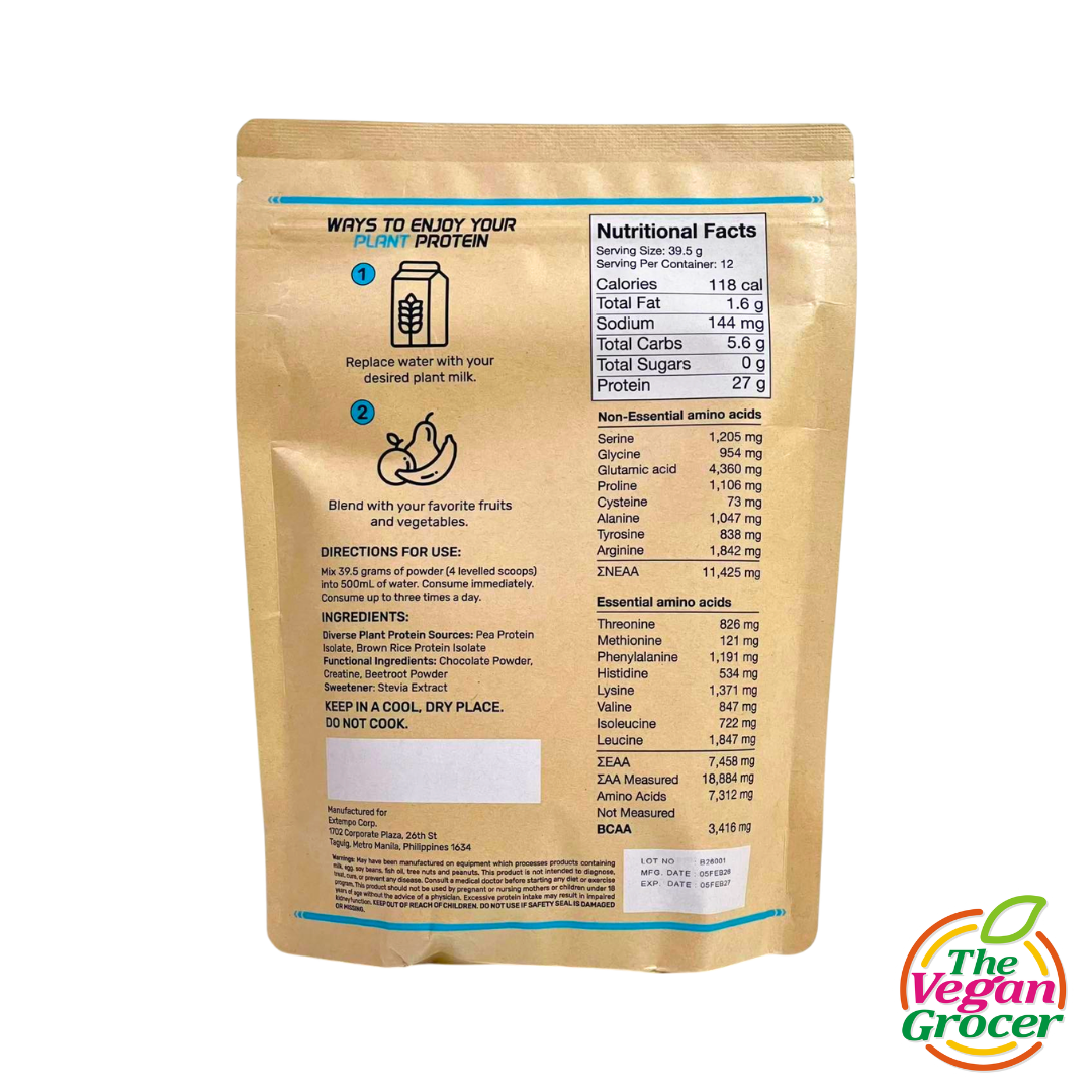 Vegains Soy-free Deep Chocolate Protein Powder 474g