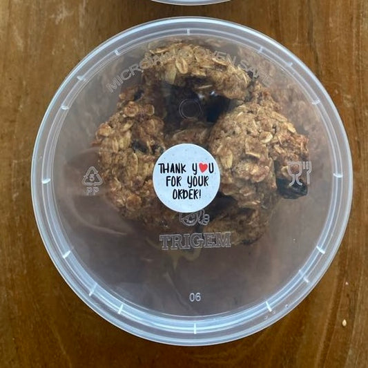 Manong & Mitooki Vegan Oatmeal Raisin Cookies 3s