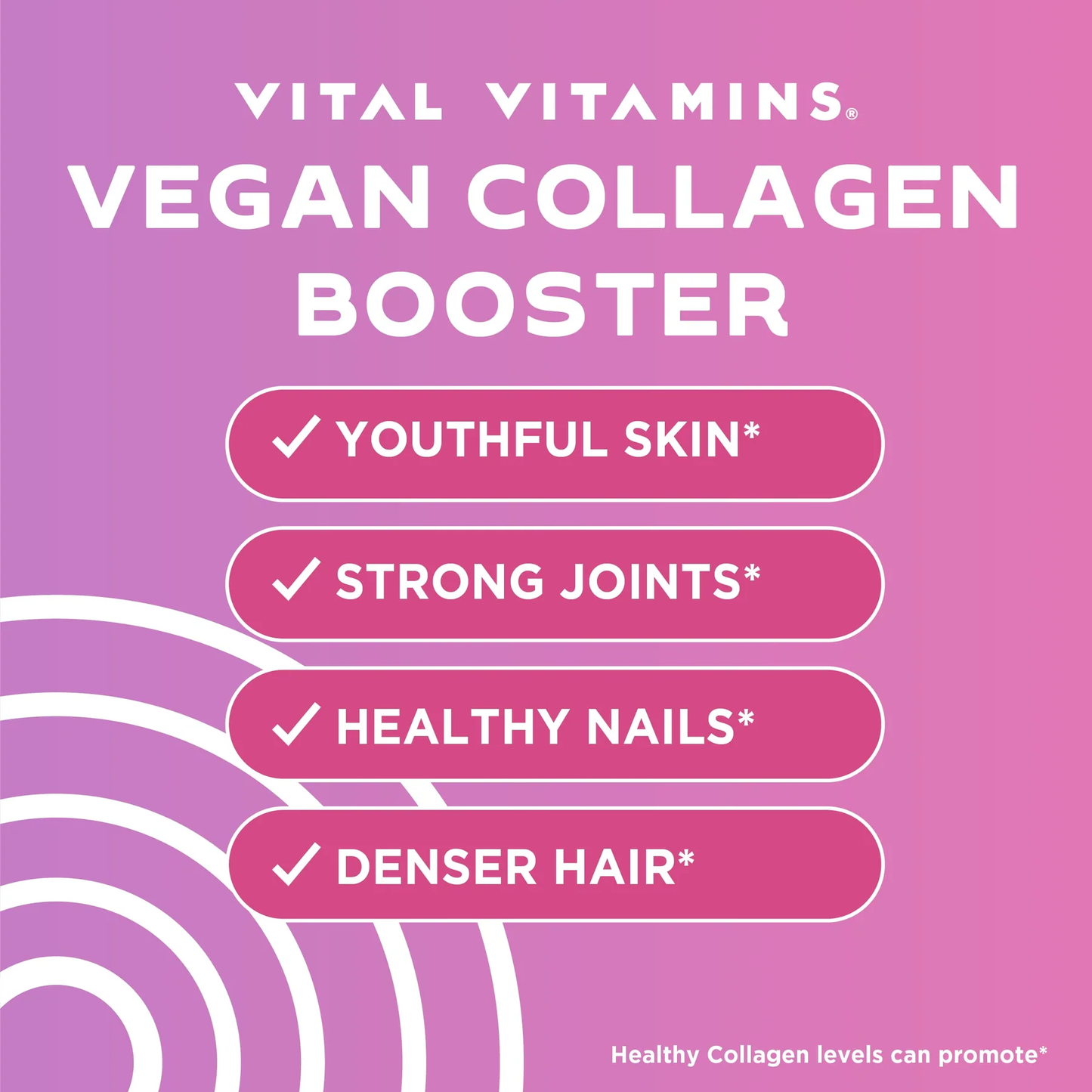 Vital Vitamins Vegan Collagen Booster 60caps (soy-free)