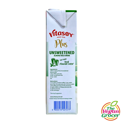 Vitasoy Plus Almond Milk Unsweetened 1L