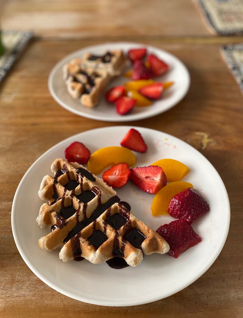 Manong & Mitooki Vegan Aquafaba Waffles 2pcs