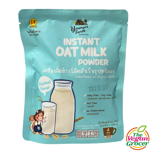 Younger Farm Instant Oat Milk Powder 92g x 4sachets - (Original Flavor)