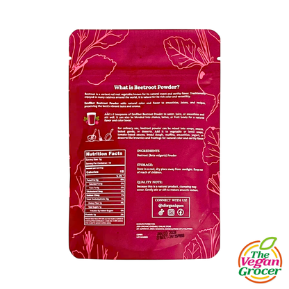 Organique Beetroot Powder 50g (Pure & Unsweetened)