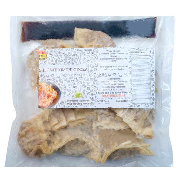 Katsu House Shiitake Kimchi Gyoza 12pcs The Vegan Grocer Ph