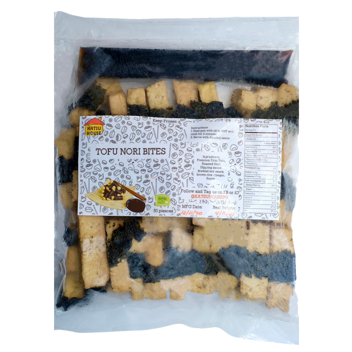 Katsu House Tofu Nori Bites 50pcs