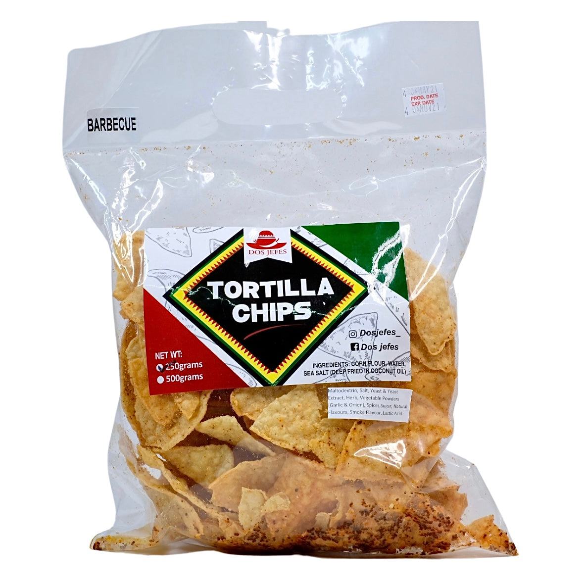 Dos Jefes Vegan Tortilla Chips 250g